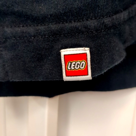 Lego Man Black Grey White Ombre T Shirt - Picture 4 of 5